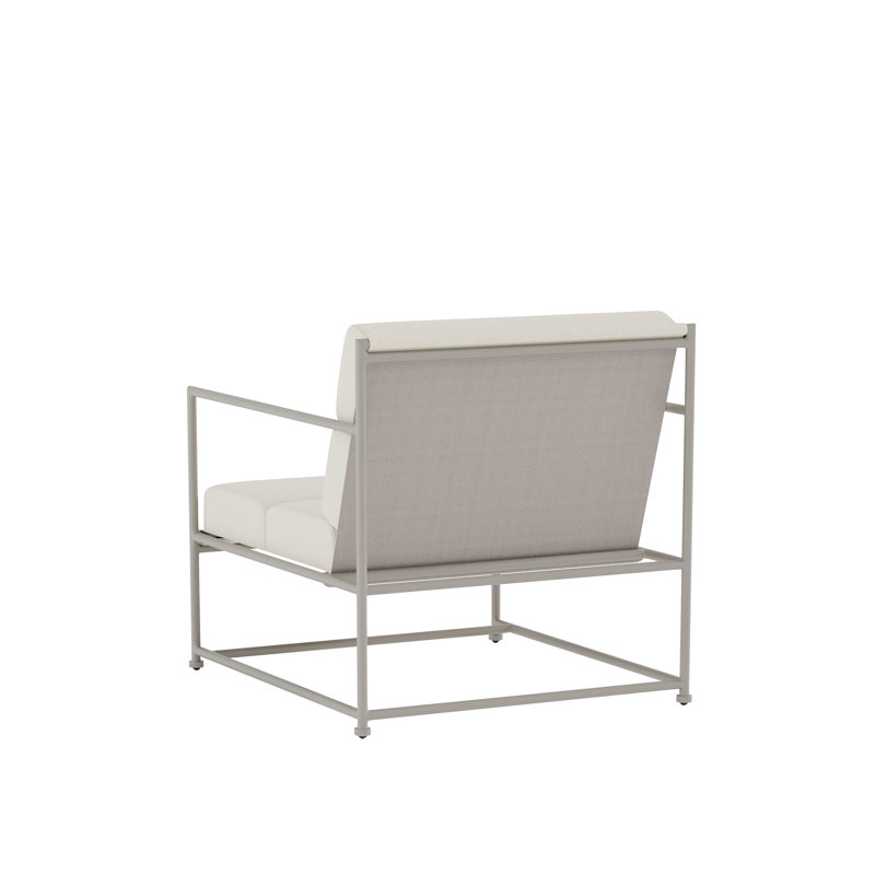 Méridienne d'extérieur Glendale, Beige, Tanné
