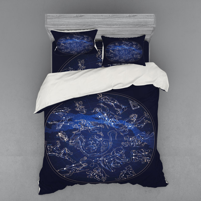 Ensemble de housse de couette Constellation Antique, Housse de couette grand + 3 pièces supplémentair
