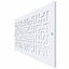 Registres muraux et de plafond Stellar Air avec vis en laiton - 8 x 14 (ouverture du conduit) - taille totale 10 x 16 - oriental