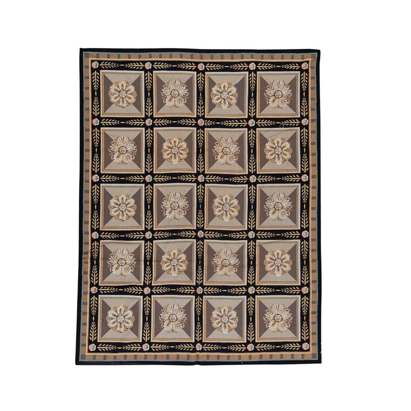 Hand Knotted Wool Geometric Area Rug