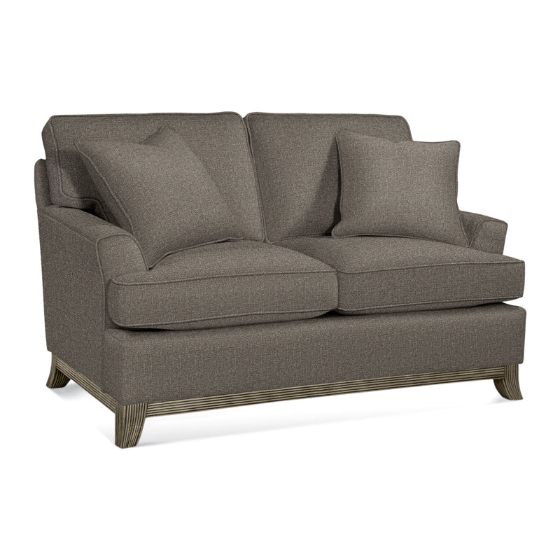 Oaks Way Upholstered 60'' Loveseat, Gray Sugar Performance; 0863-84, Willow