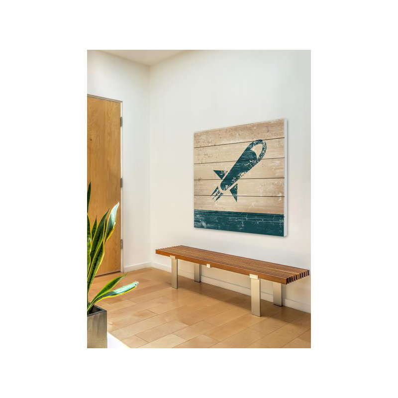 No Frame Print on Wood, 61cm H x 61cm W