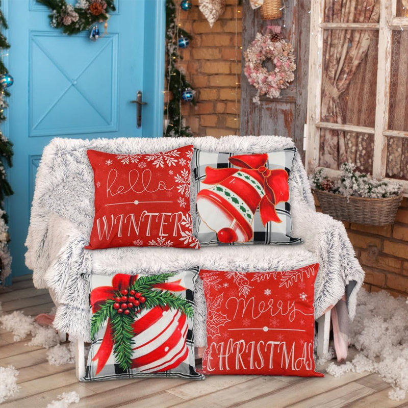 Checkered Pillow Cover