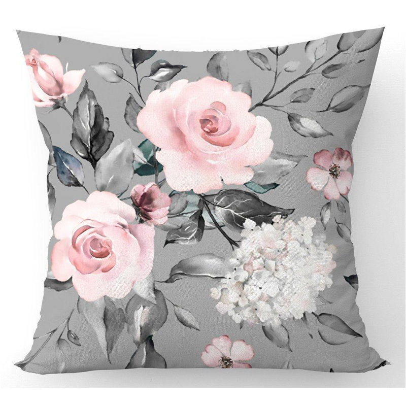 Burkart Floral Square Cushion