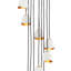 Nula 12 - Light Shaded Tiered Chandeliers