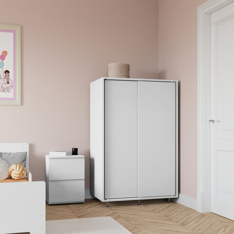 Engineered Wood Wardrobe, White