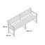 Lakeshore Wooden Bench