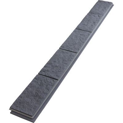 Panneau de faux ciment EverStone, 81 po x H 9 po x P 1 1/4 po, obsidienne