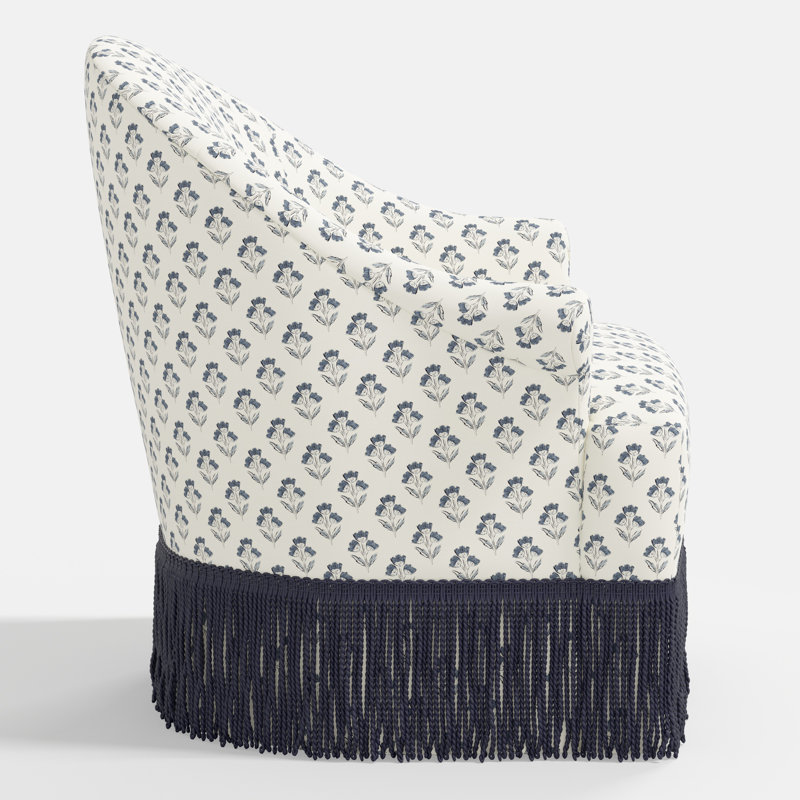 Marie Swivel Chair, Francie Blue