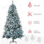 Arbre de Noël artificiel avec lumières DEL