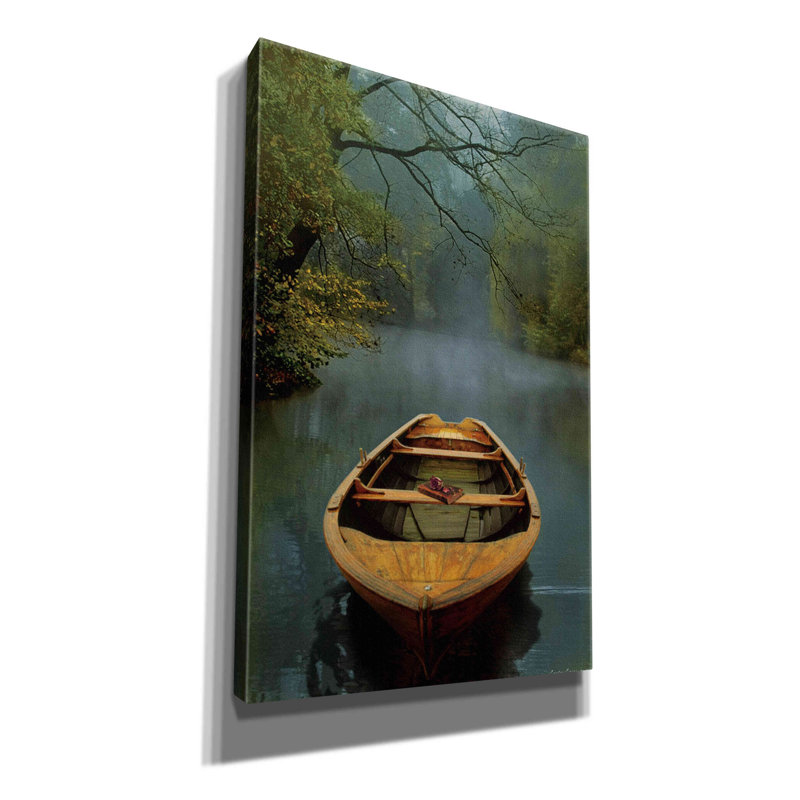 «Hurayth The Old Lake on Canvas» par Carlos Casamayor, reproduction, H 40 po x l 26 po x P 1,5 po