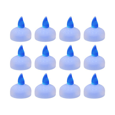 12pcs Floating Candles Valentine Day Birthday Party Decorations Night Lights Electronic Lights