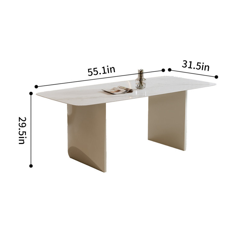 Table de salle à manger Ferebee, L 31,5 po x L 55,1 po