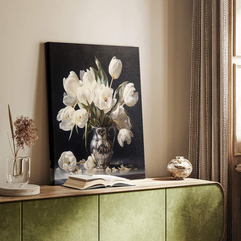 FLORAL Series DCCVII - Gallery Cavas, H 27 po x l 18 po