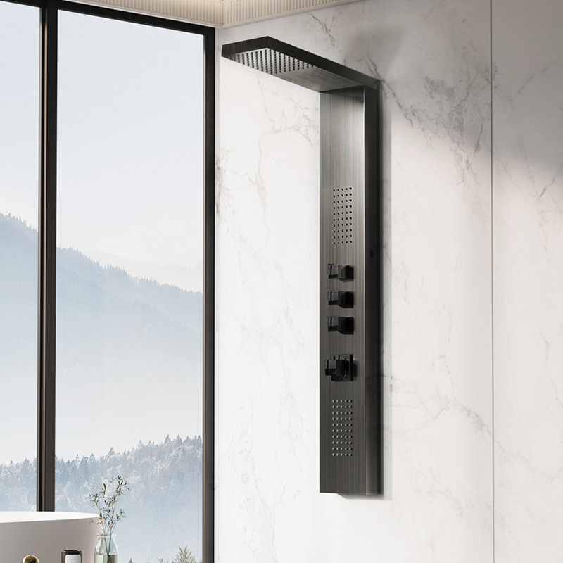 Thermostatic Exposed Shower Tower Panel