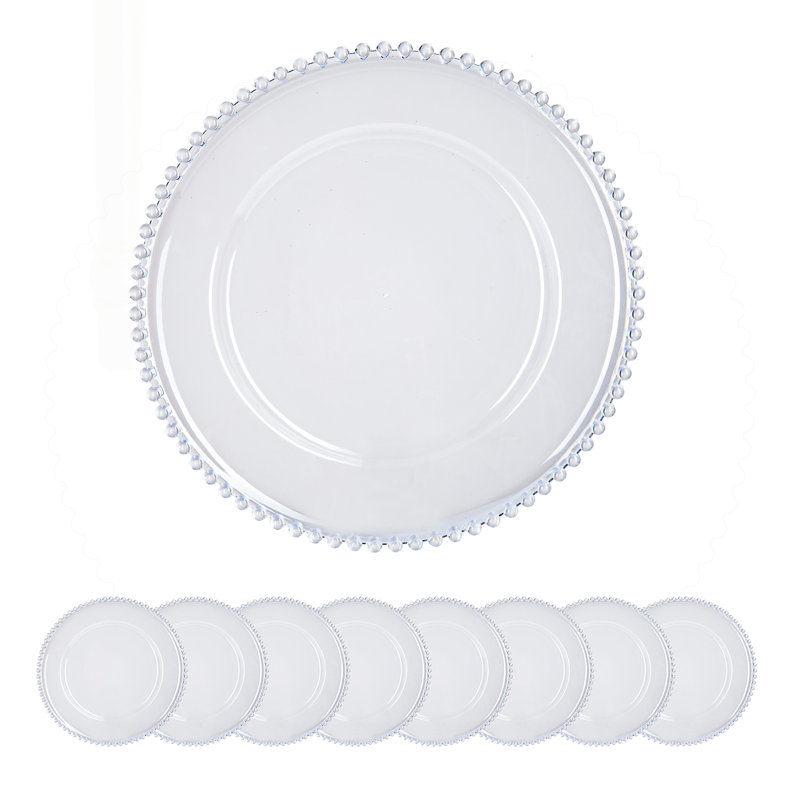 Deweese Plastic Decorative Plate - Set of 8