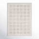 Holland Geometric Handmade Tufted Wool Area Rug in Brown