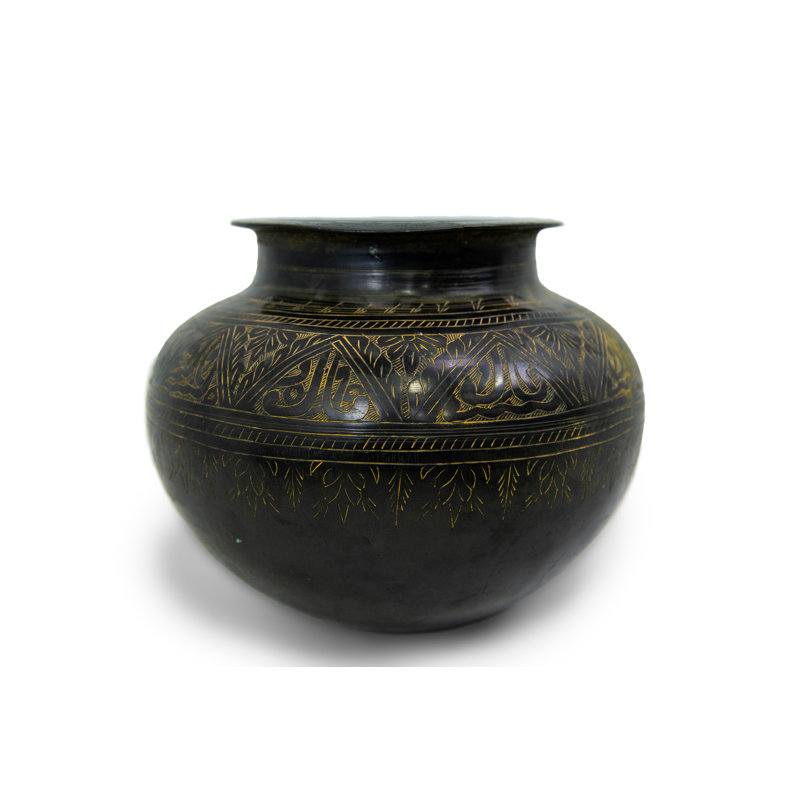 Vase en pot rétro avec motifs islamiques