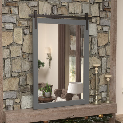 Miroir d'appoint mural rectangulaire