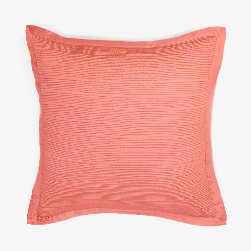 Christelle, courtepointe corail, reine, Queen Quilt