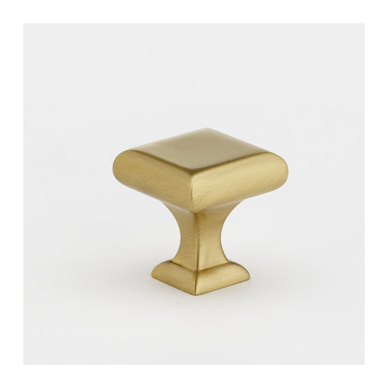 Oversized Manhattan Square Knob, 1" H x 1" W x 1" D
