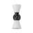 2-Light Cone Glass Wall Sconce-885864258