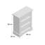 Natrone 48cm W Solid Wood Bedside Table