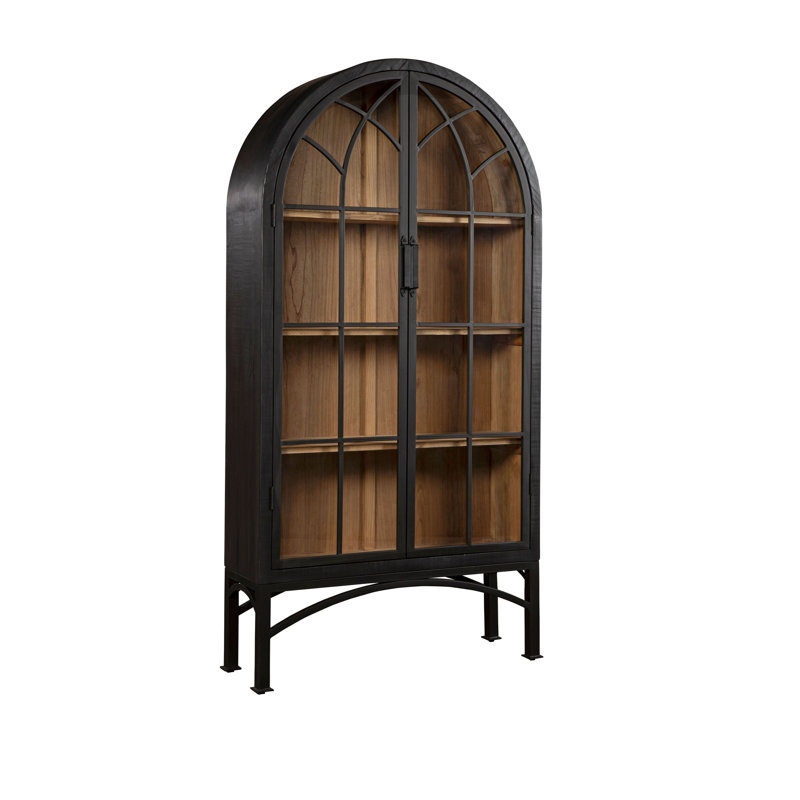 Victoria Dracaea 83" Tall Cabinet, Black