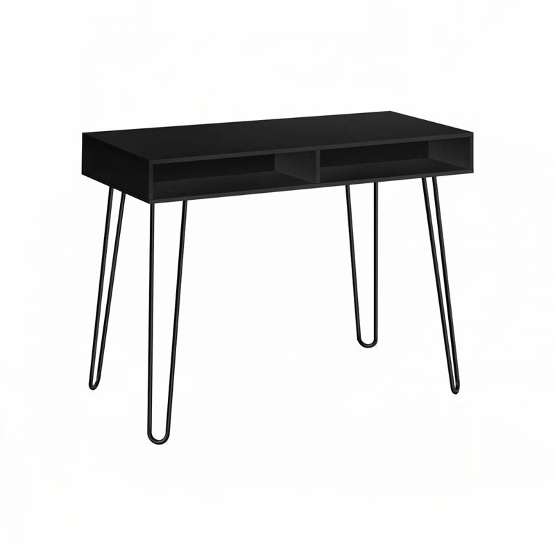 Bureau d'ordinateur personnel, Noir / Noir