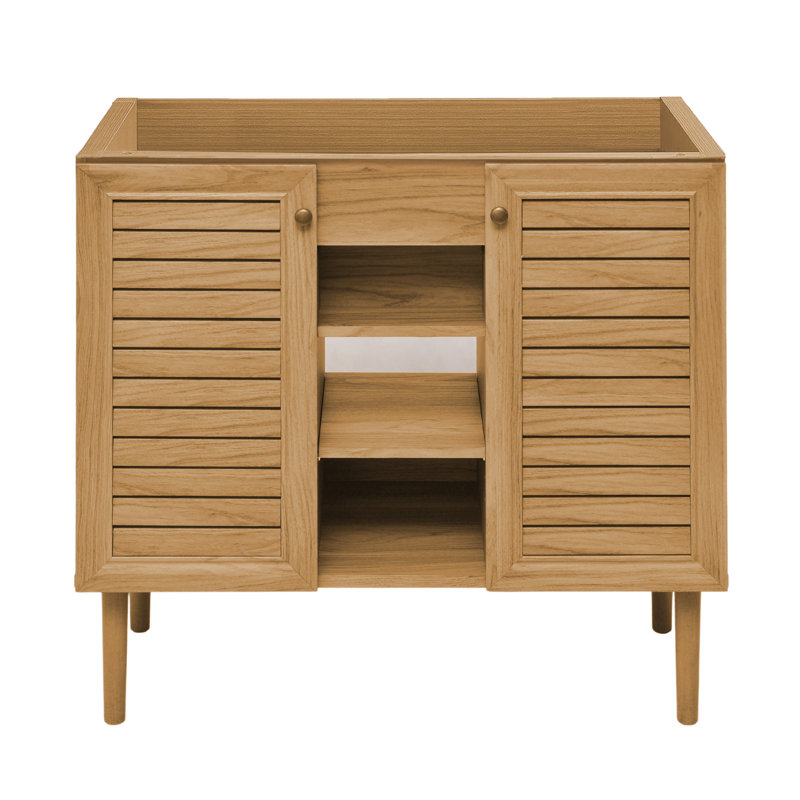 Meuble-lavabo de 36 po en chêne Bron - armoire seulement