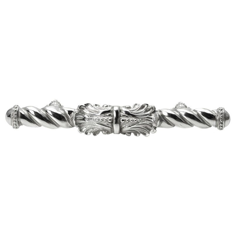Acanthus large pull Romanesque style, 5", Chrome