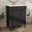 Meuble-lavabo contemporain de 24 po avec lavabo sur pied et armoire de rangement à deux niveaux-1057954584-1057954596