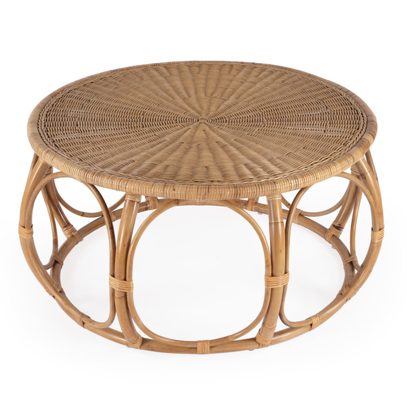 Savannah Woven Rattan Round Coffee Table