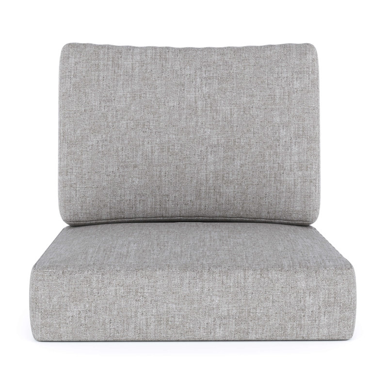 Coussin de dossier / siège d'extérieur, Gris mélangé