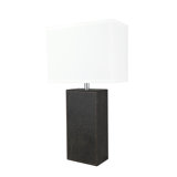 Canelo Faux Leather Table Lamp