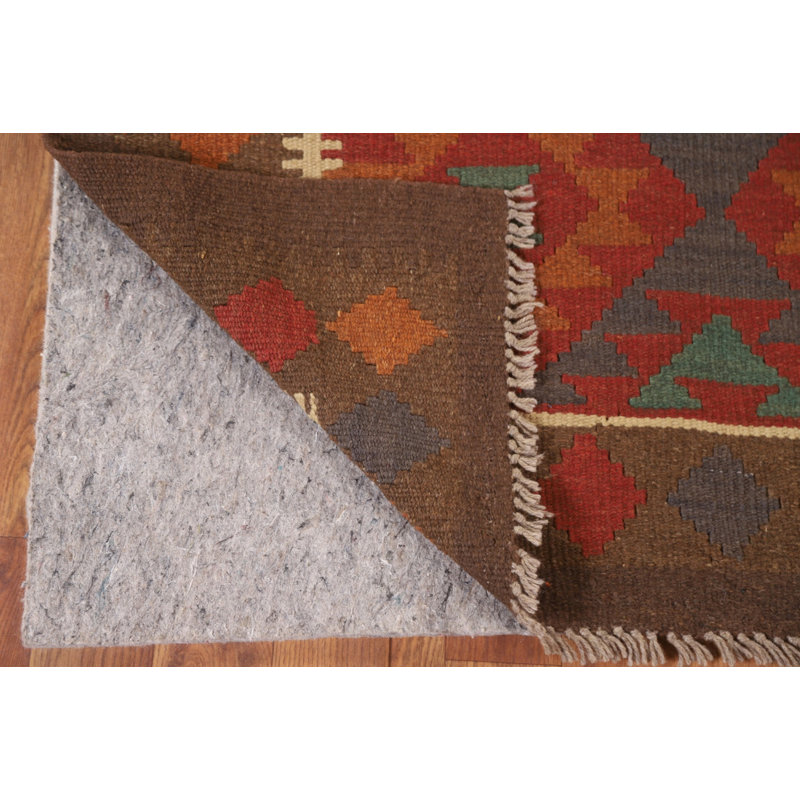 Kilim Reversible Wool Area Rug 3x6