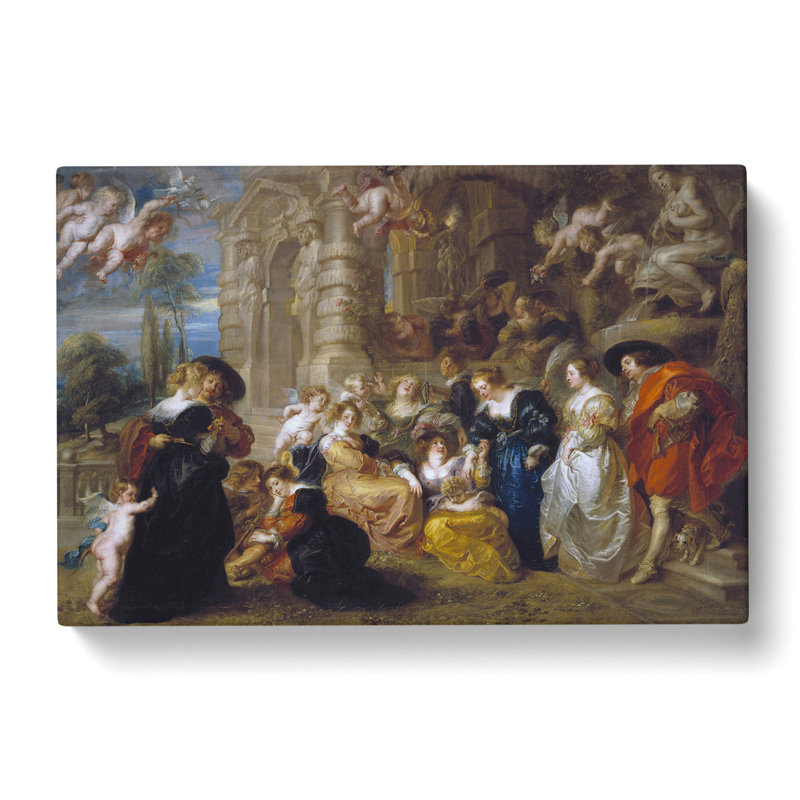 The Garden Of Love by Peter Paul Rubens - Wrapped Canvas