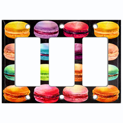 Plaque murale berçante à 3 bandes Colorful Macaron