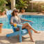 Chaise Adirondack en plastique, chaises d'extérieur toutes saisons pour la pelouse, le jardin, le foyer et la cour-1827951366