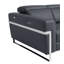Ensemble de canapé et causeuse inclinable électrique en cuir italien Weems-480140130