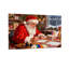 Père Noël de Noël écrivant des lettres au bureau Scène de Noël-1708763417