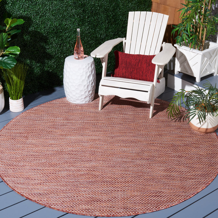Castlebourne Red/Beige Area Indoor/Outdoor Area Rug
