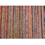 Antique American Hooked Allover Geometric Rug