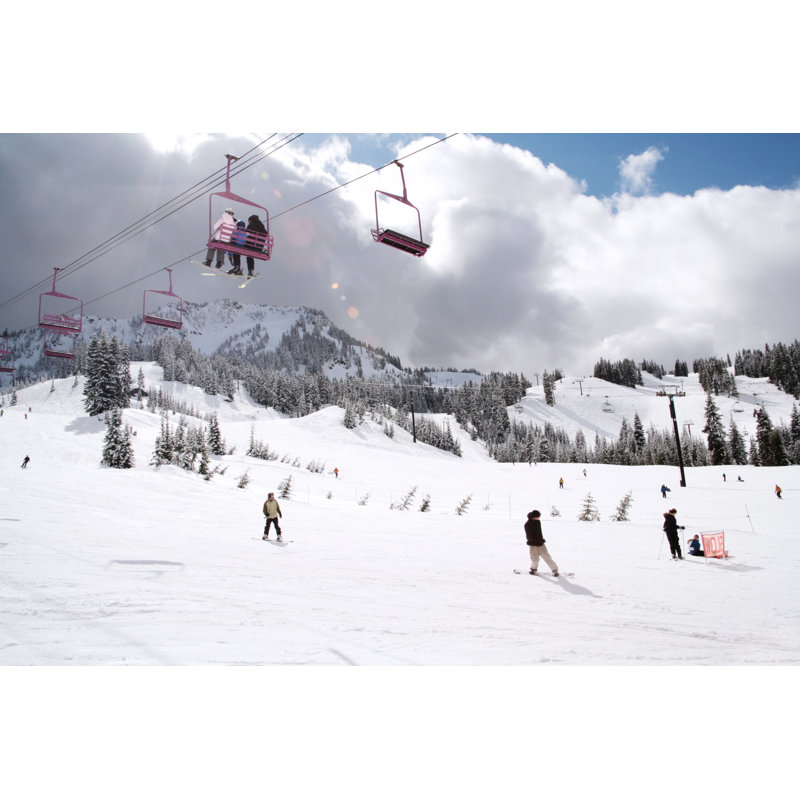 Ski slope, 61cm H x 91cm W