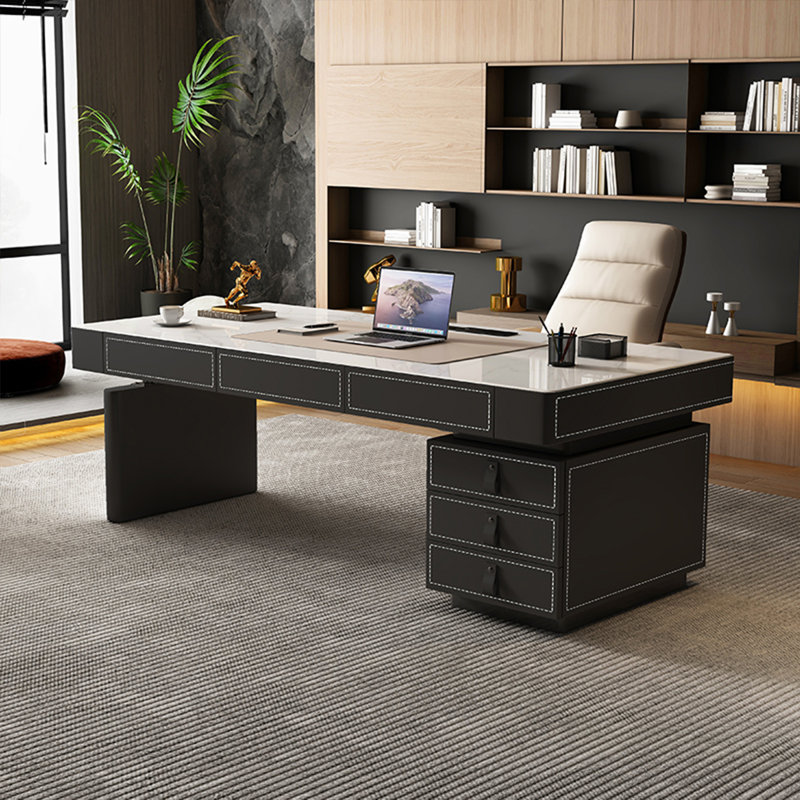 Bureau moderne 62,99 po, H 29,53 po x l 62,99 po x P 27,56 po