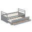 Wood Bed With Headboard, Footboard, Trundle And Three Storage Drawers-907703522