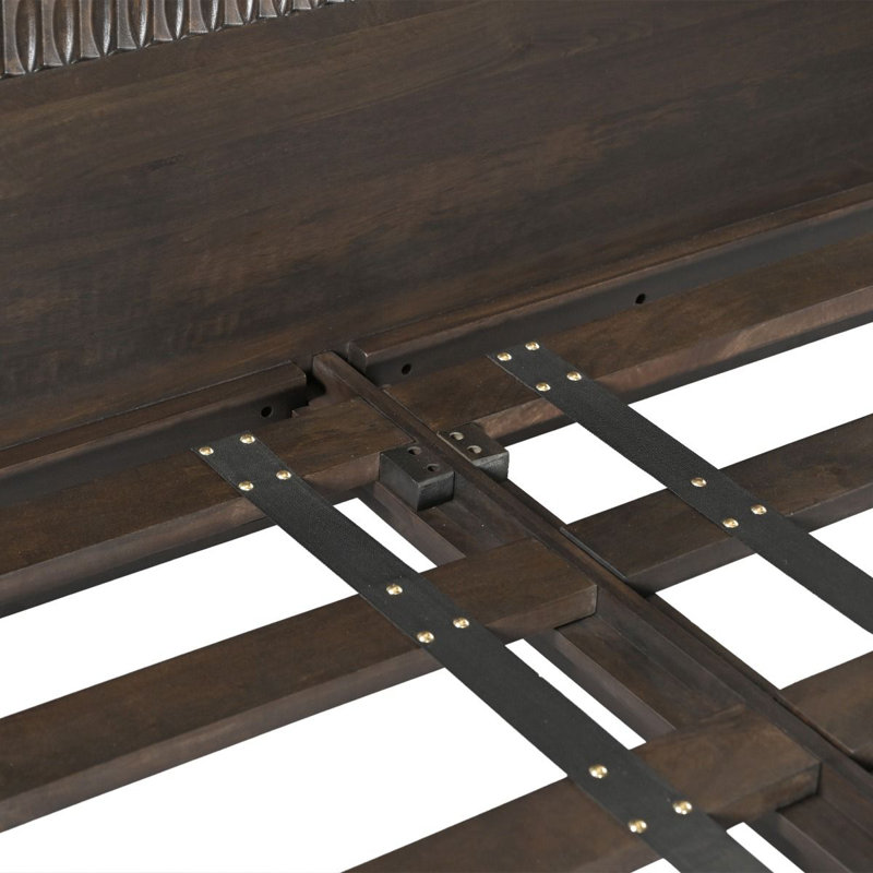 Jakarta Solid Wood Bed, Queen