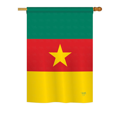 Double Sided Polyester House Flag
