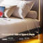 Structure de lit en tissu, aucun sommier requis-1858758526