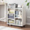 Support de rangement en bois manufacturé l 23,6 po Killaen